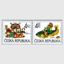 (おまとめ済み)外国未使用切手　チェコ共和国　2004年　乳母車　3枚 チェコ共和国 2004年クラシックベビーカー3種 - 趣味の切手専門