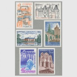 フランス 1980年観光切手6種
