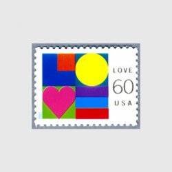 アメリカ 2002年愛の切手シール式