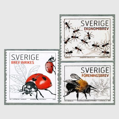 スウェーデン 2008年昆虫 - 日本切手・外国切手の販売・趣味の切手専門