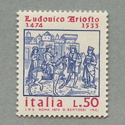 イタリア 1974年詩人Lodvico Ariosto生誕500年