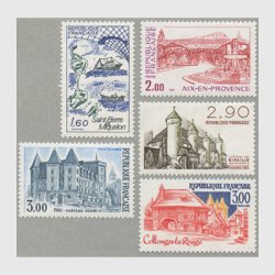 フランス 1982年観光切手5種
