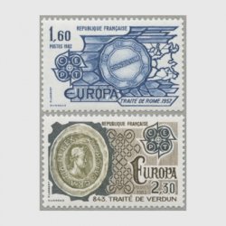 フランス 1982年ヨーロッパ切手2種