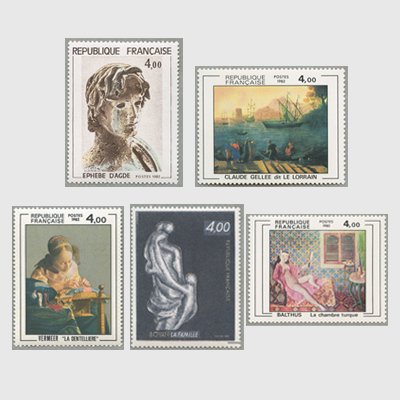 フランス 1982年美術切手 - 日本切手・外国切手の販売・趣味の切手専門店マルメイト