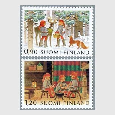 (おまとめ済み)外国未使用切手　フィンランド　2003年　クリスマス　2枚 おまとめ済み)外国未使用切手 フィンランド 2003年 クリスマス 2枚