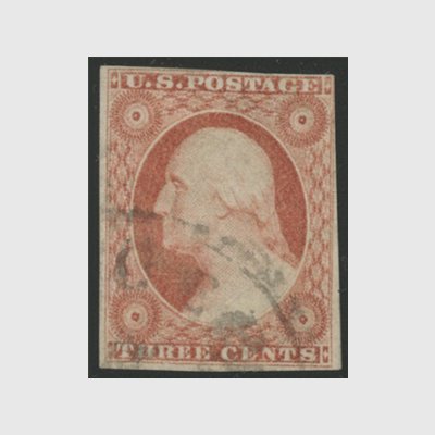 アメリカ 1855年3cワシントン・スコットNo.11(使用済) - 日本切手 