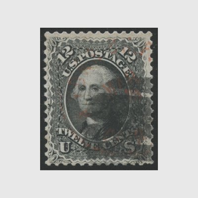 アメリカ 1861年12cワシントン・スコットNo.69(使用済) - 日本切手・外国切手の販売・趣味の切手専門店マルメイト