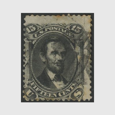 アメリカ 1866年15cリンカーン・スコットNo.77(使用済) - 日本切手 