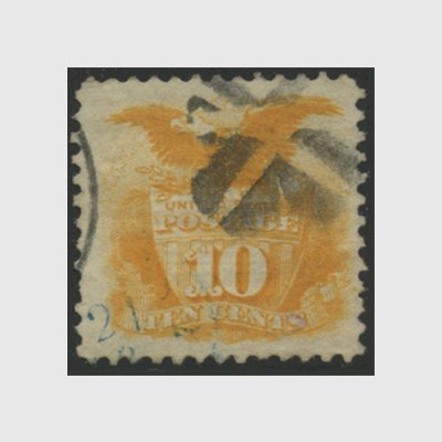 アメリカ 1869年10cワシ・スコットNo.116(使用済) - 日本切手・外国切手の販売・趣味の切手専門店マルメイト