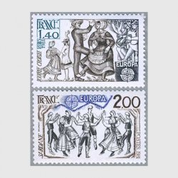 フランス 1981年ヨーロッパ切手2種