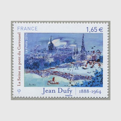 フランス 2014年美術切手「ジャン・デュフィ」 - 日本切手・外国切手の