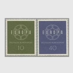 西ドイツ 1958年ヨーロッパ切手2種（※） - 趣味の切手専門店