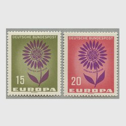 西ドイツ 1964年ヨーロッパ切手2種