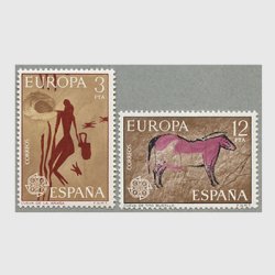 スペイン 1975年ヨーロッパ切手2種