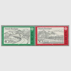 西ドイツ 1977年ヨーロッパ切手2種