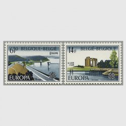 ベルギー 1977年ヨーロッパ切手2種