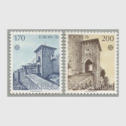 サンマリノ 1978年ヨーロッパ切手2種