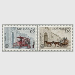 サンマリノ 1979年ヨーロッパ切手2種