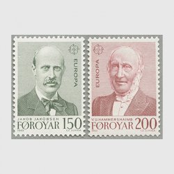 フェロー諸島 1980年ヨーロッパ切手2種