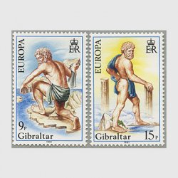 ジブラルタル 1981年ヨーロッパ切手2種