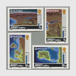 ジャージー 1982年ヨーロッパ切手4種