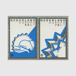 オランダ 1982年ヨーロッパ切手2種