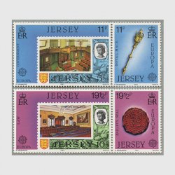 ジャージー 1983年ヨーロッパ切手4種