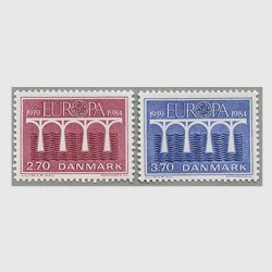 デンマーク 1984年ヨーロッパ切手2種