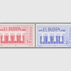 スウェーデン 1984年ヨーロッパ切手