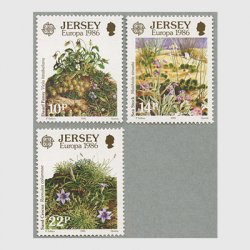 ジャージー 1986年ヨーロッパ切手3種