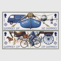 ガーンジー 1988年ヨーロッパ切手4種