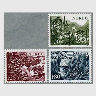 ノルウェー 1977年樹木3種 日本切手 外国切手の販売 趣味の切手専門店マルメイト