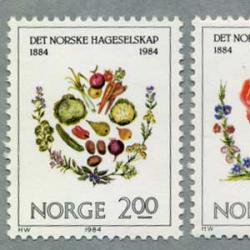 ノルウェー 1983年園芸組合100年2種