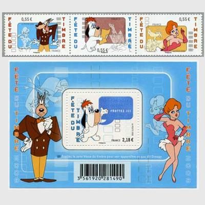 フランス 2008年切手の日テックスエイブリー - 日本切手・外国