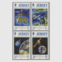 ジャージー 1991年ヨーロッパ切手4種