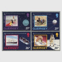 ガーンジー 1991年ヨーロッパ切手4種