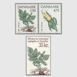 デンマーク 1992年ヨーロッパ切手