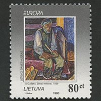 リトアニア 1993年ヨーロッパ切手