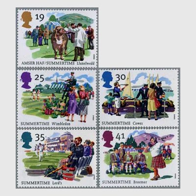 イギリス 1994年四季 夏5種 日本切手 外国切手の販売 趣味の切手専門店マルメイト