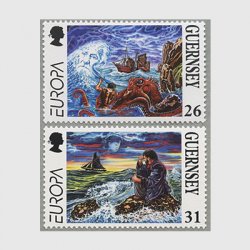 ガーンジー 1997年ヨーロッパ切手2種