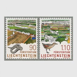 リヒテンシュタイン 1999年ヨーロッパ切手2種