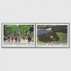フィンランド 1999年ヨーロッパ切手2種