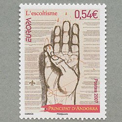 アンドラ(仏管轄) 2007年ヨーロッパ切手