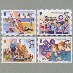ジャージー 2007年ヨーロッパ切手4種