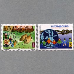 ルクセンブルグ 2007年ヨーロッパ切手2種