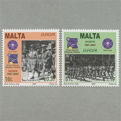 マルタ 2007年ヨーロッパ切手2種