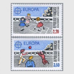 フランス 1989年ヨーロッパ切手2種