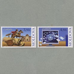 モルドバ 2008年ヨーロッパ切手2種 