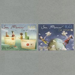 サンマリノ 2008年ヨーロッパ切手2種 