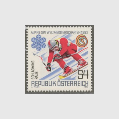 オーストリア 19年アルペンスキー世界選手権 日本切手 外国切手の販売 趣味の切手専門店マルメイト